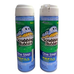 Scrubbing Bubbles One Step Toilet Bowl‎ Cleaner 2 Refills Fresh Mountain Morning